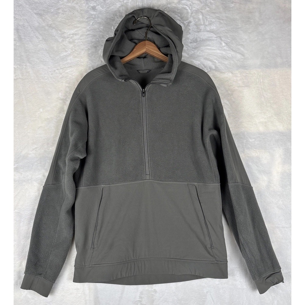 Lululemon Thick Fleece Mens M Half Zip Pullover Rover Jacked Hoodie Sweater